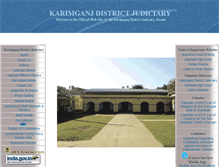 Tablet Screenshot of karimganjjudiciary.gov.in